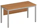 Стол письменный на металлокаркасе с экраном ДСП
