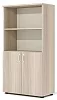 Офисный шкаф комбинированный, средний