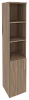 Офисный шкаф высокий узкий левый / правый