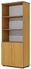 Офисный шкаф комбинированный открытый, высокий