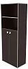 Офисный шкаф для документов высокий полузакрытый