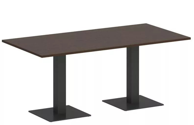 Стол для переговоров прямоугольный на металлокаркасе