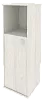 Офисный шкаф средний узкий левый