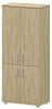 Офисный шкаф широкий высокий закрытый 4 двери (ЛДСП)